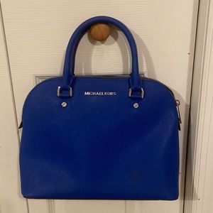 Royal Blue Michael Kors Satchel